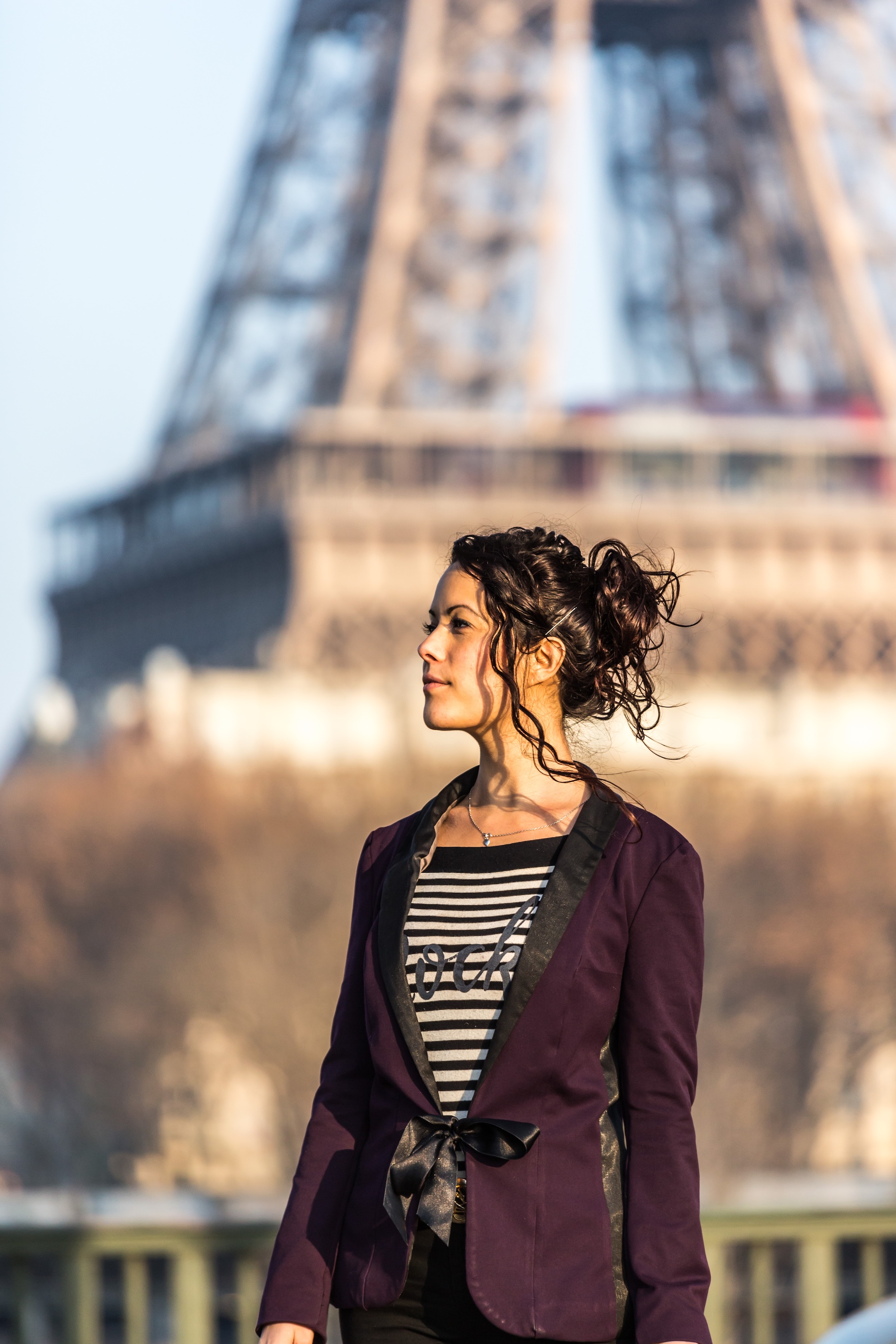 Sophie with Tour Eiffel
